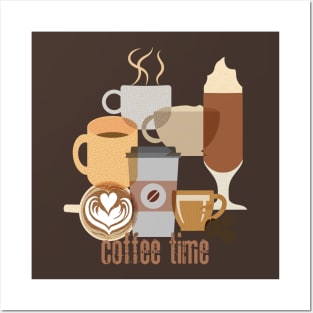 Coffee Time Mugs Posters and Art